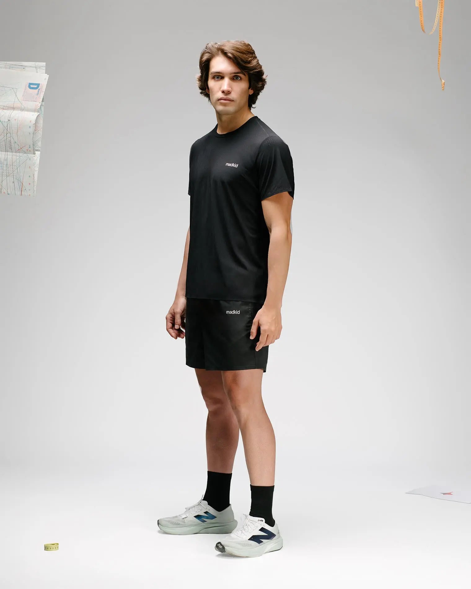OG 01 men’s tee on model side view — movement-ready training t-shirt by Madkid